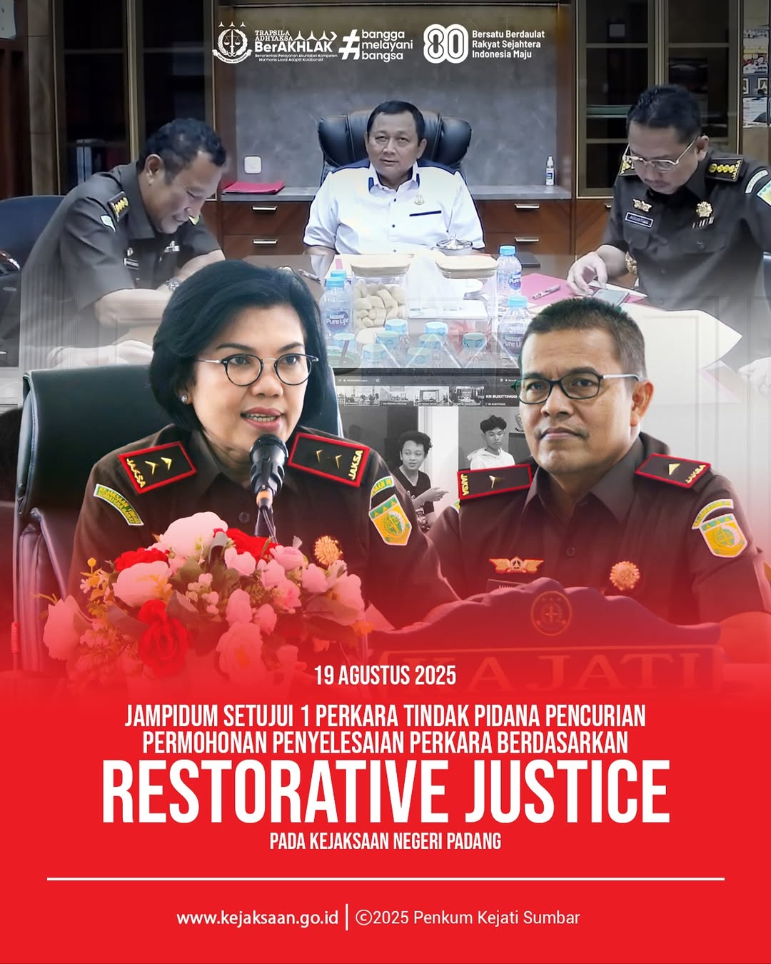 Ekspose Persetujuan Penyelesaian Perkara Pidana dengan Pendekatan Restorative Justice bersama Sesjampidum dan Direktur A pada JAMPIDUM kejaksaan Agung RI secara Virtual