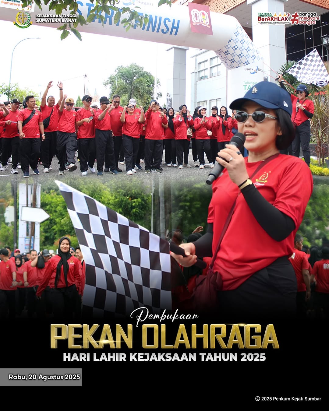 Pembukaan Pekan Olahraga Dalam Rangka Hari Lahir Kejaksaan Yang Ke - 80 Tahun 2025