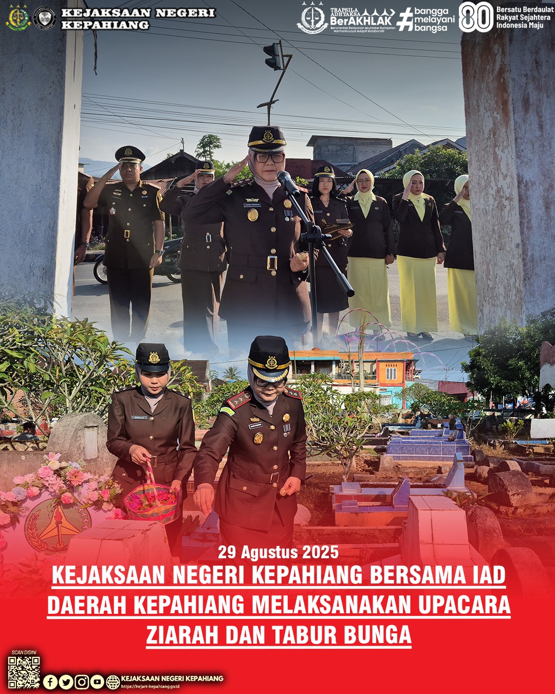Upacara Ziarah dan Tabur Bunga