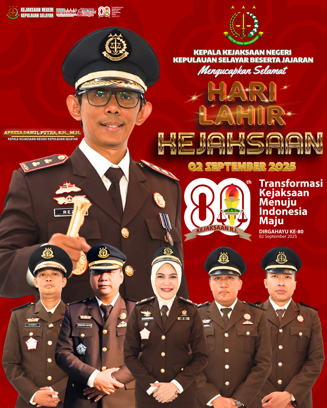 Selamat Hari Lahir Kejaksaan Ke-80