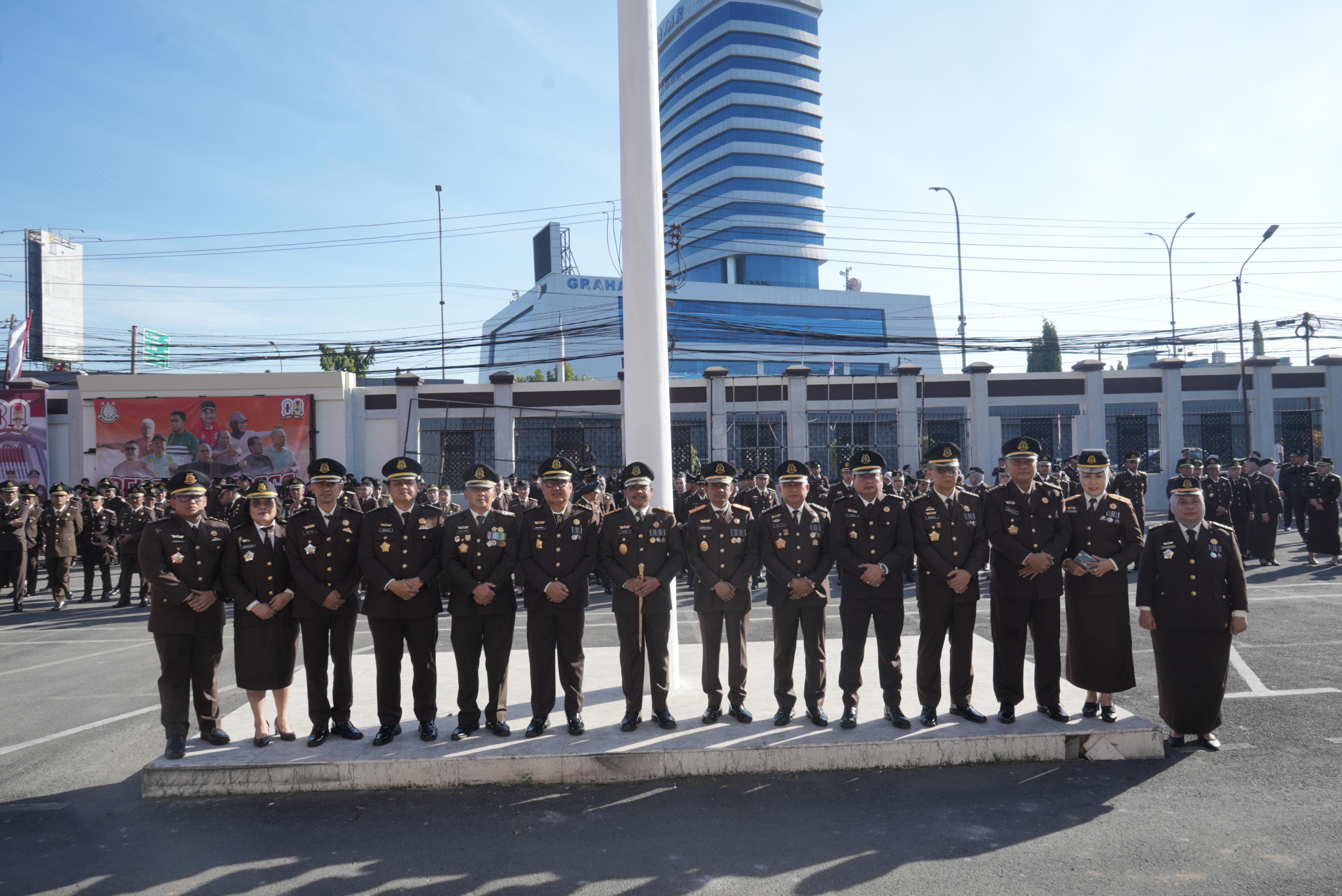 Rangkaian Peringatan Hari Lahir Kejaksaan ke-80 Berakhir Khidmat, Kajati Sulsel Apresiasi Panitia Pelaksana