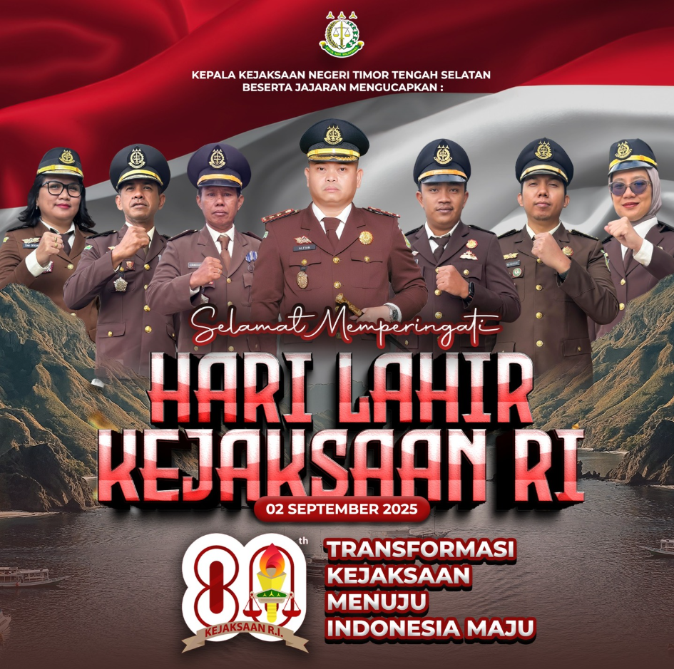 Selamat Hari Ulang Tahun Kejaksaan RI Ke-80 Tahun 2025