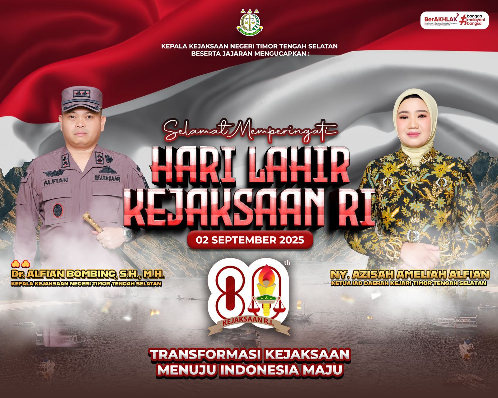 Selamat Hari Ulang Tahun Kejaksaan RI Ke-80 Tahun 2025