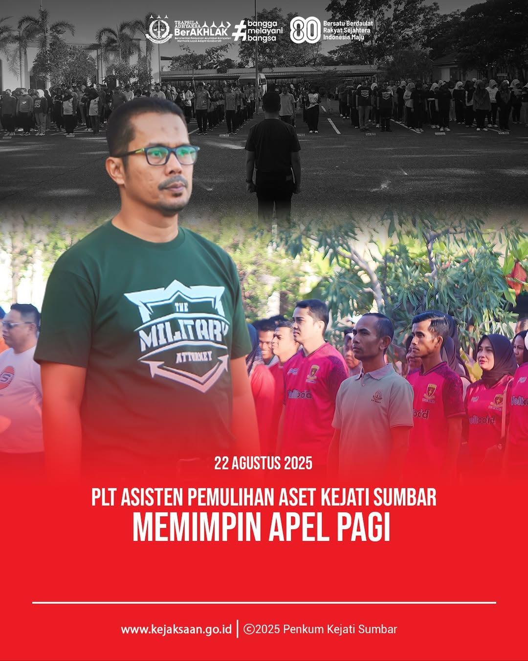 Apel Pagi Kejaksaan Tinggi Sumatera Barat