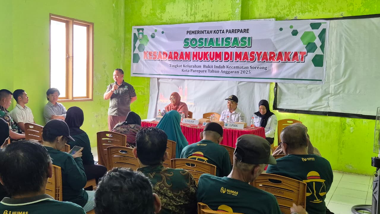 Kejaksaan Negeri Parepare Gelar Penerangan Hukum di Kelurahan Bukit Indah
