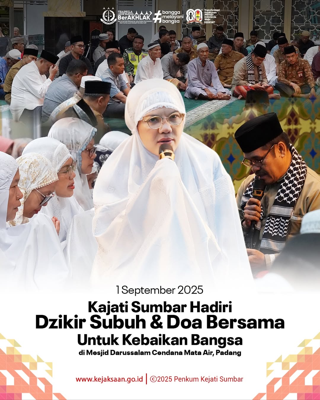Dzikir Subuh dan Doa Bersama untuk Kebaikan Bangsa yang digelar