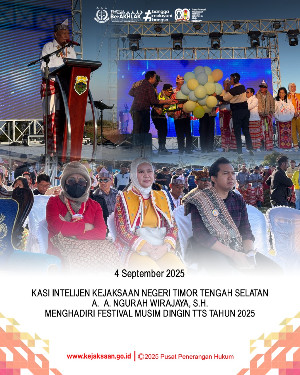 Festival Musim Dingin dalam rangka memperingati Hari Ulang Tahun Kota Soe ke-103 Tahun 2025