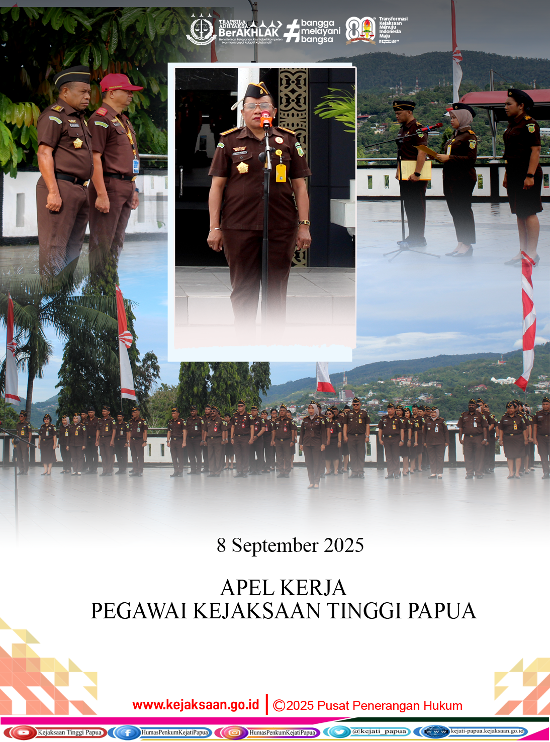 Apel Kerja Pegawai Kejati Papua