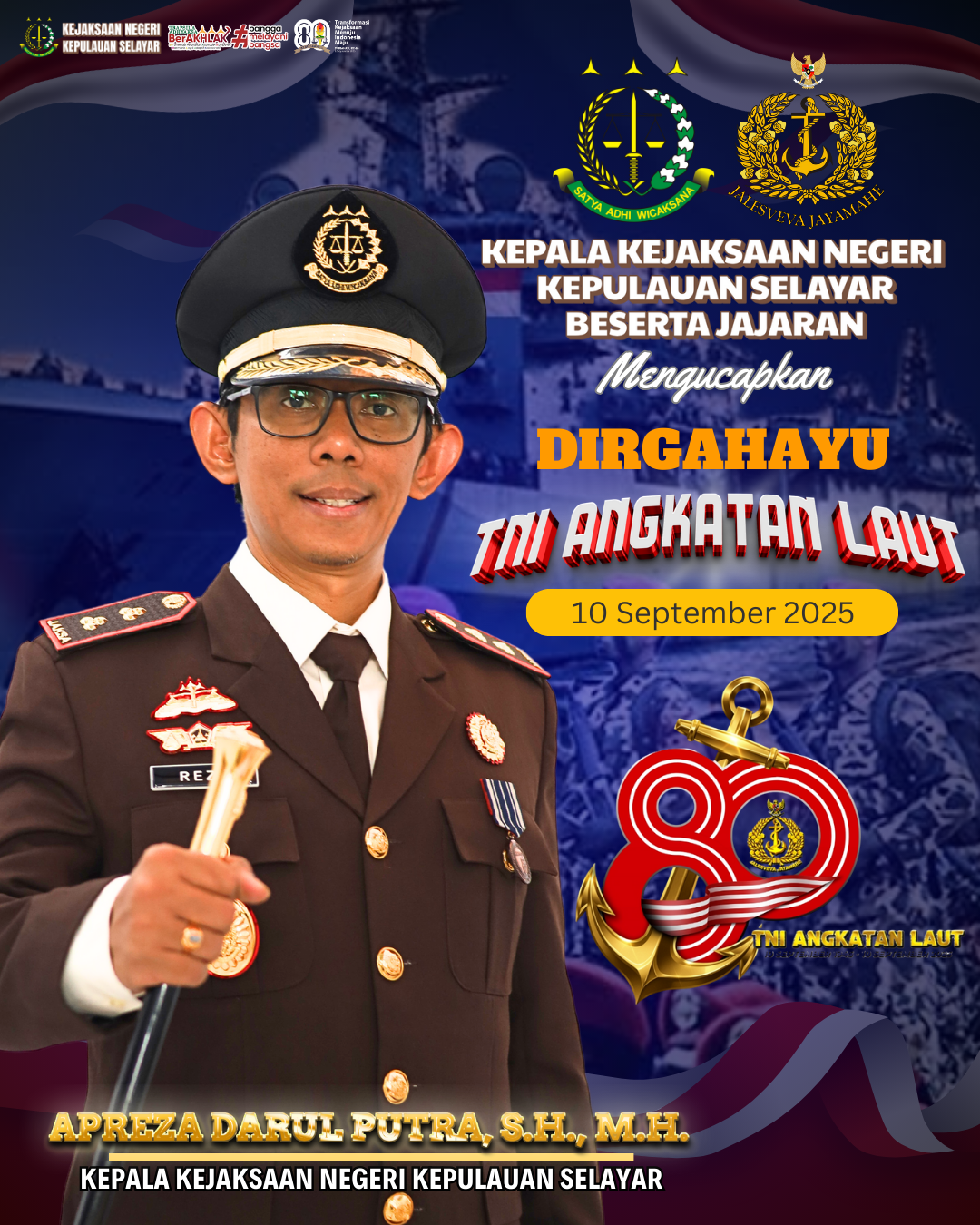 Dirgahayu TNI Angkatan Laut Ke-80
