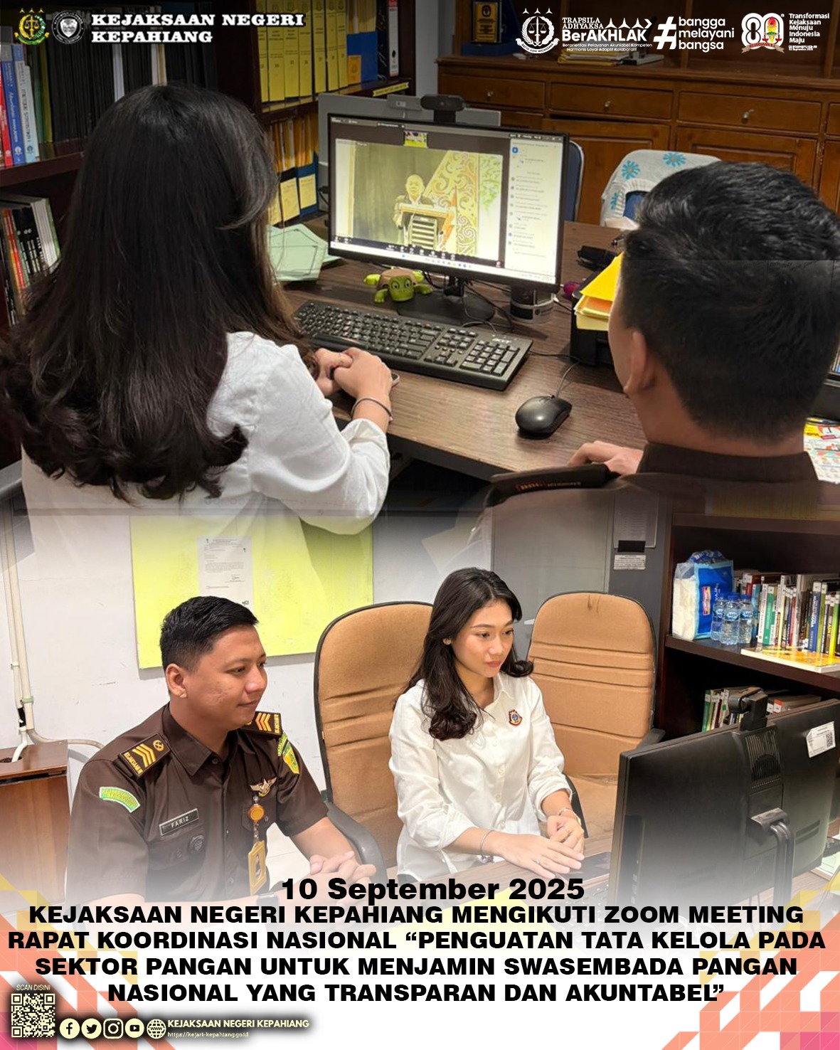ZOOM RAPAT KOORDINASI NASIONAL