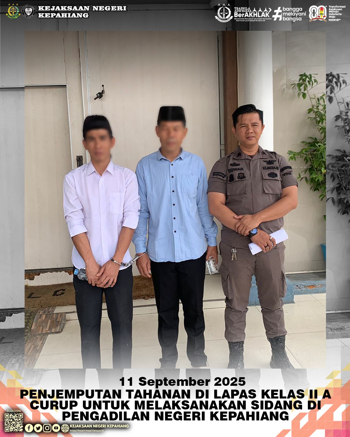 PENJEMPUTAN TAHANAN