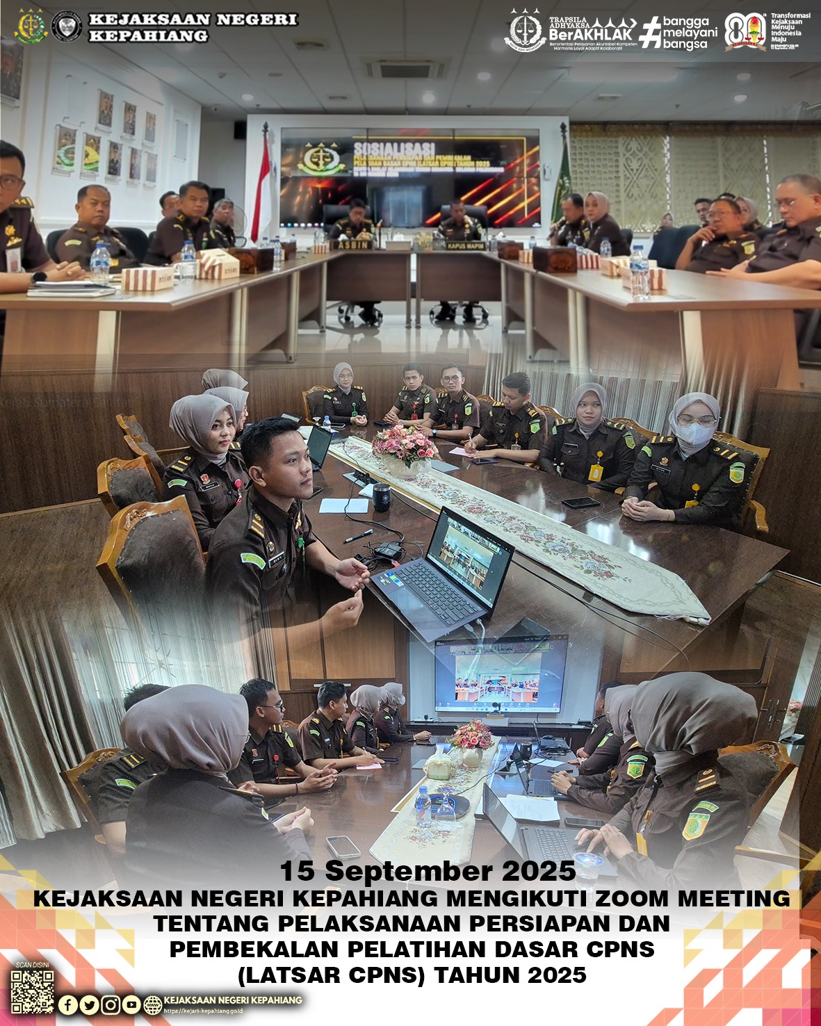 PELAKSANAAN PERSIAPAN DAN PEMBEKALAN PELATIHAN DASAR CPNS LATSAR CPNS) TAHUN 2025