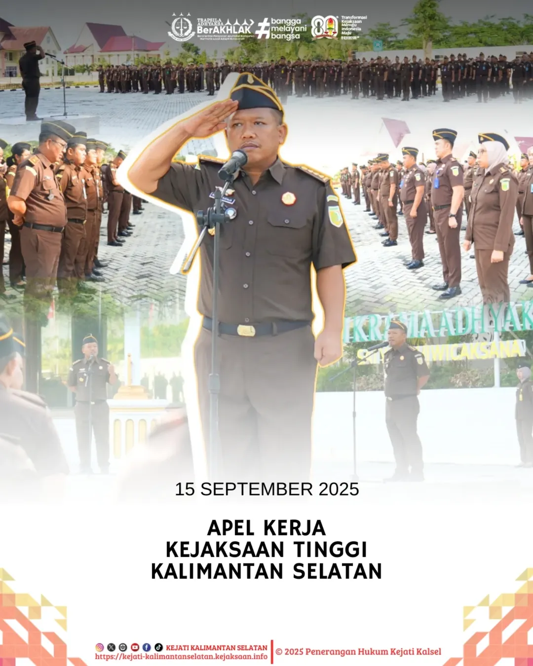Apel Kerja Kejaksaan Tinggi Kalimantan Selatan