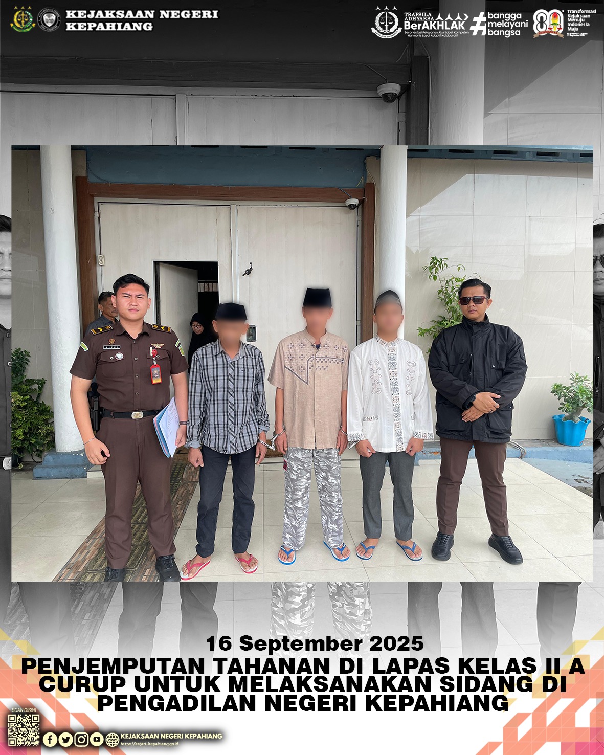 PENJEMPUTAN TAHANAN