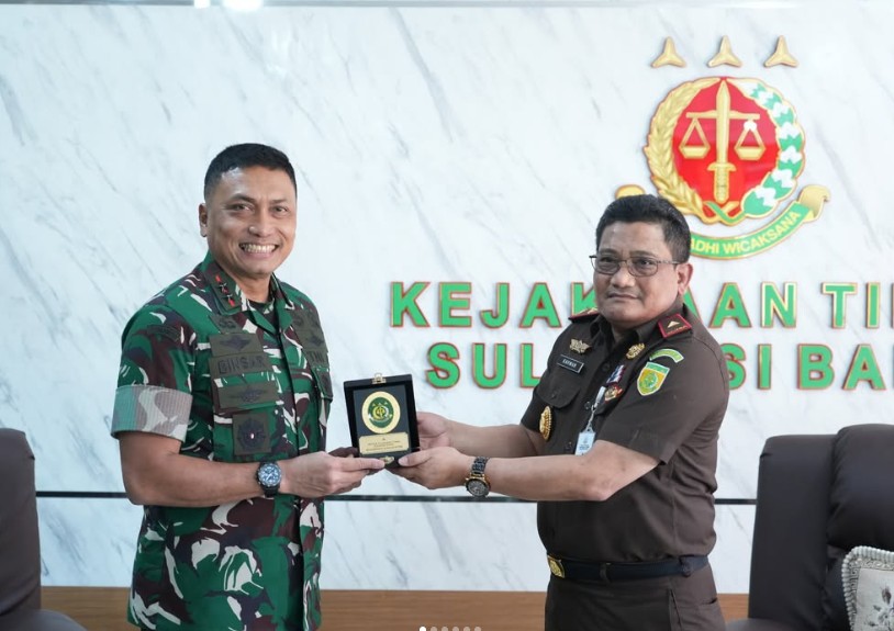 Kunjungan Panglima Komando Daerah Militer XXIIIPalaka Wira Mayjen TNI Jonathan Binsar Parluhutan Sianipar beserta jajaranya