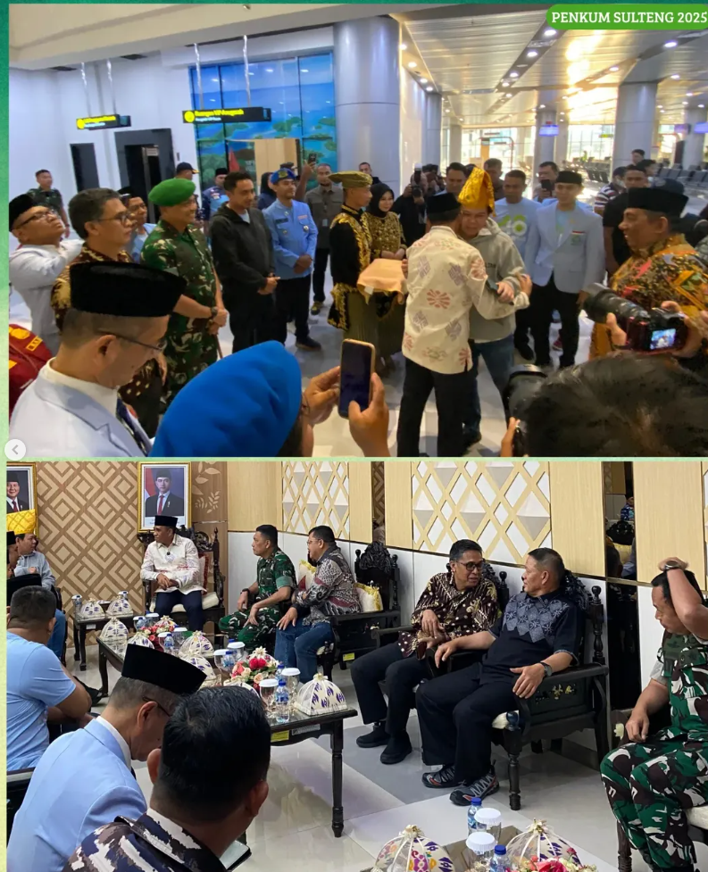 PENJEMPUTAN KETUA DPD RI KEJATI SULTENG DUKUNG PENUH UNTUK AGENDA KESEJAHTERAAN PUBLIK