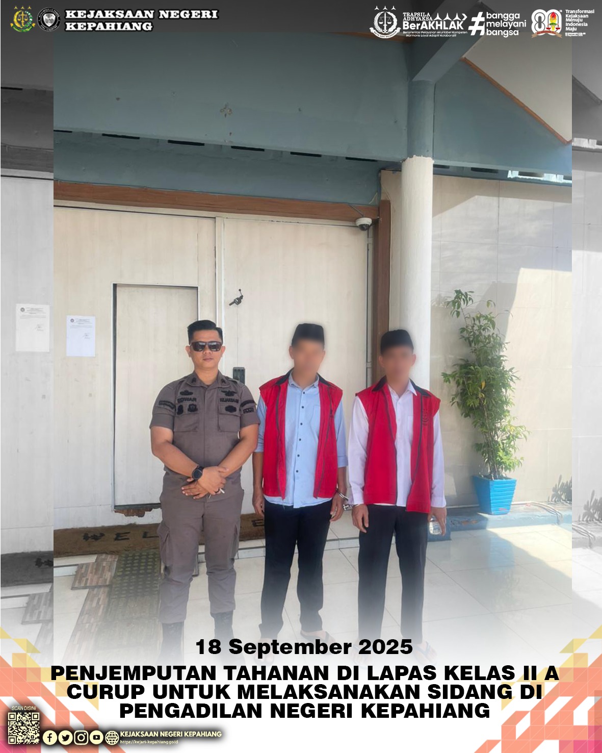 PENJEMPUTAN TAHANAN