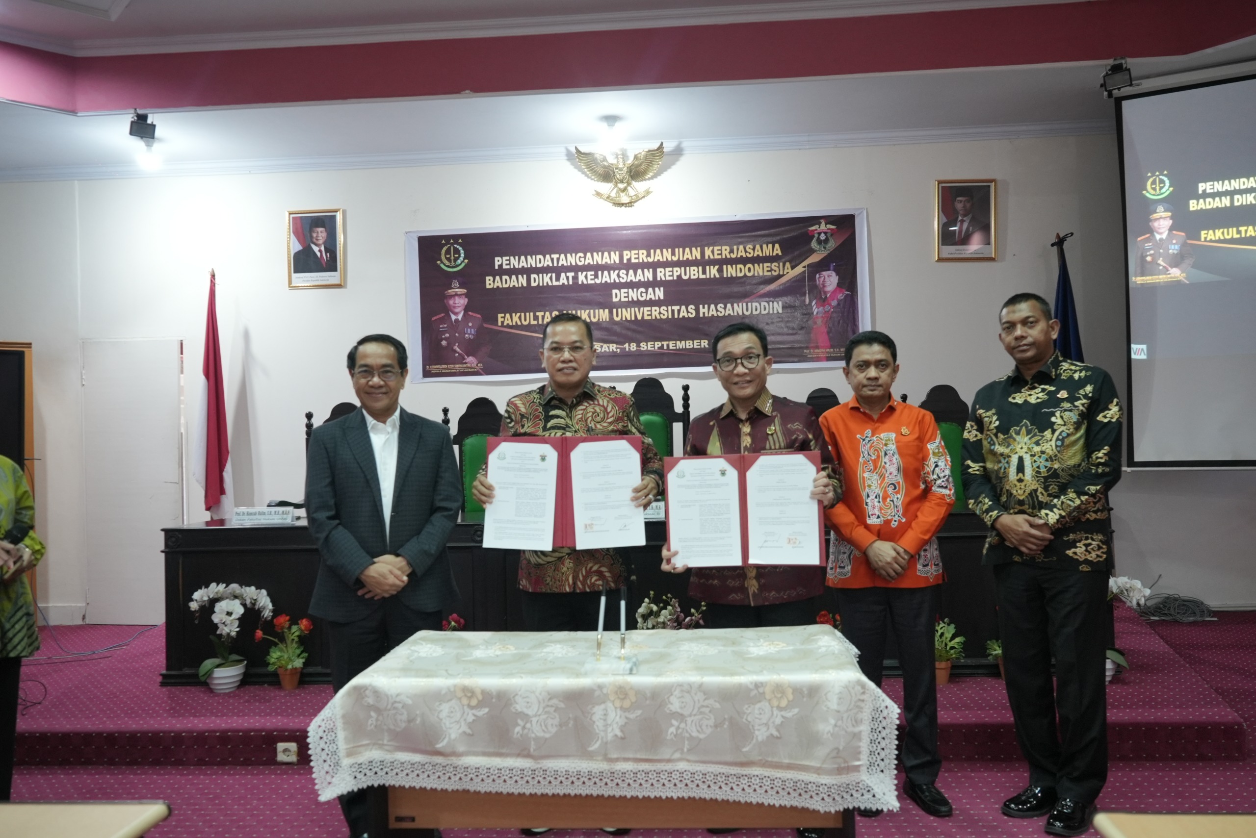 Badan Diklat Kejaksaan RI dan Fakultas Hukum Unhas Jalin Kerja Sama Peningkatan Kompetensi SDM