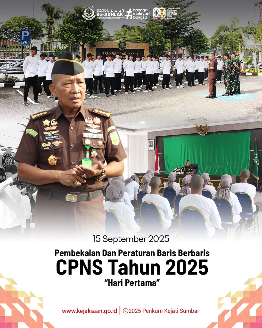 Pembekalan Dan Peraturan Baris-Berbaris CPNS Tahun 2025 Hari Pertama