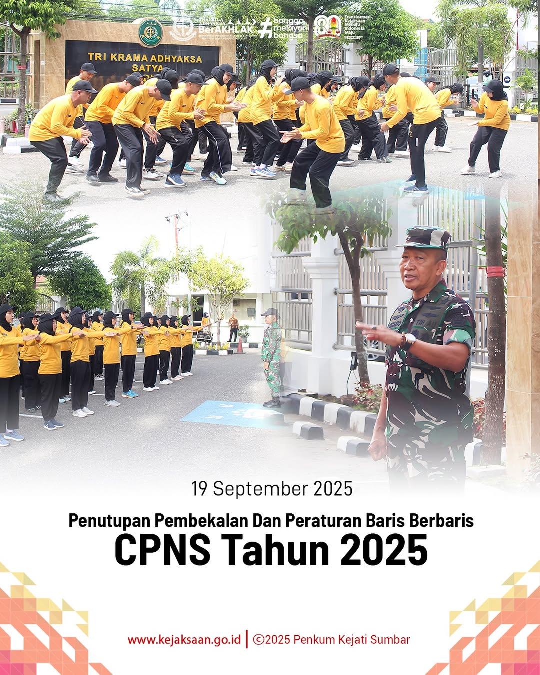 Penutupan Pembekalan dan Peraturan Baris-Berbaris CPNS Tahun 2025