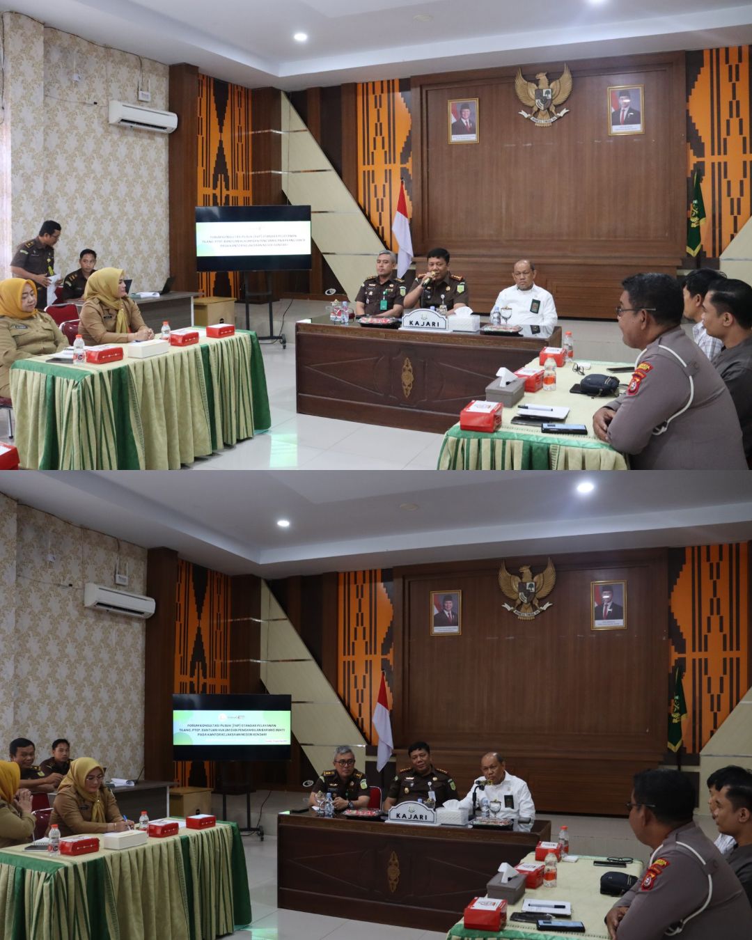 Forum Konsultasi Publik FKP) mengenai standar pelayanan tilang Pelayanan Terpadu Satu Pintu PTSP) bantuan hukum serta pengambilan barang bukti