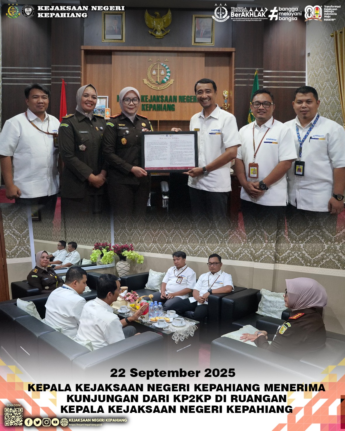 KUNJUNGAN KP2KP KE KEJAKSAAN NEGERI KEPAHIANG