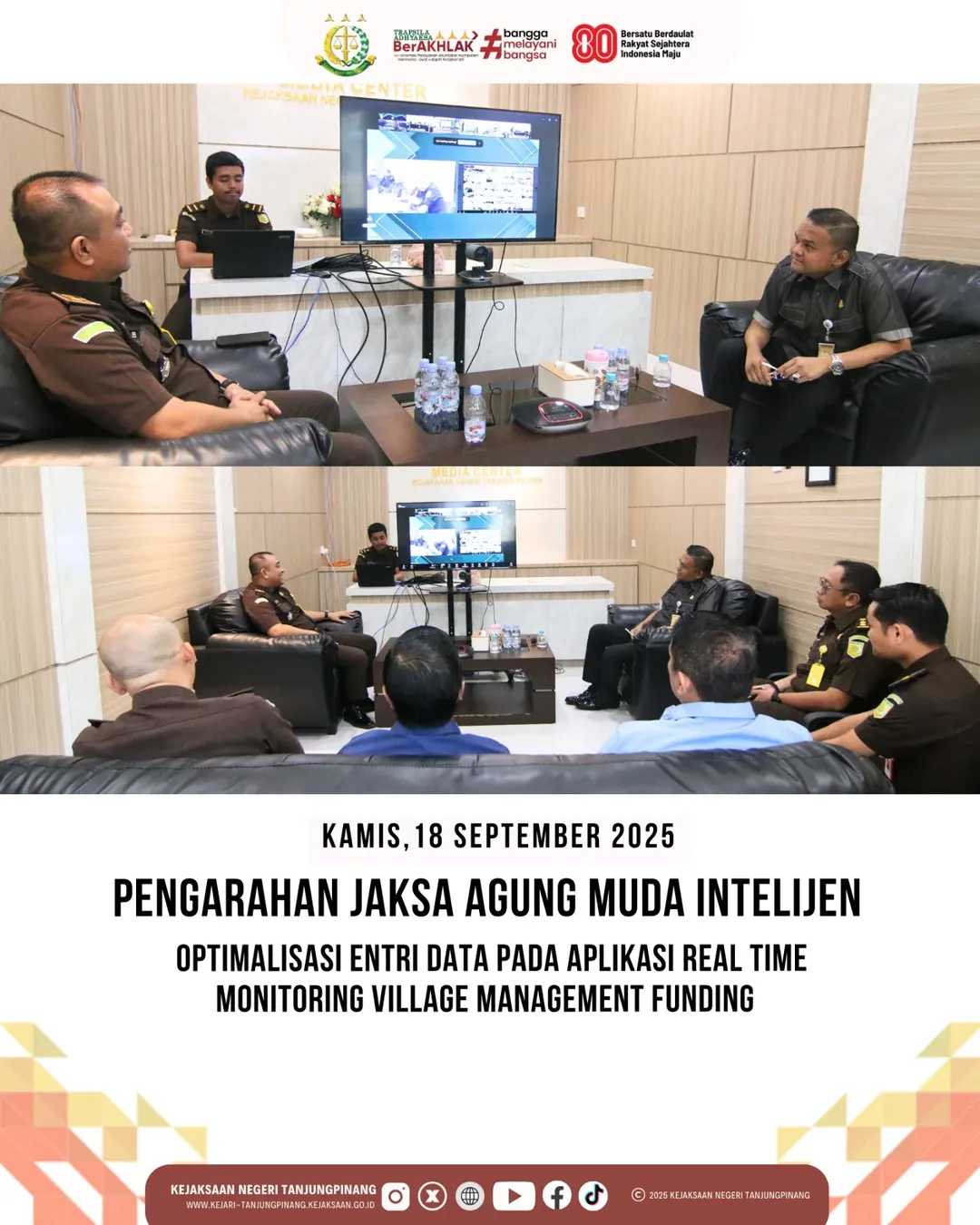 Pengarahan Jaksa Agung Muda Intelijen