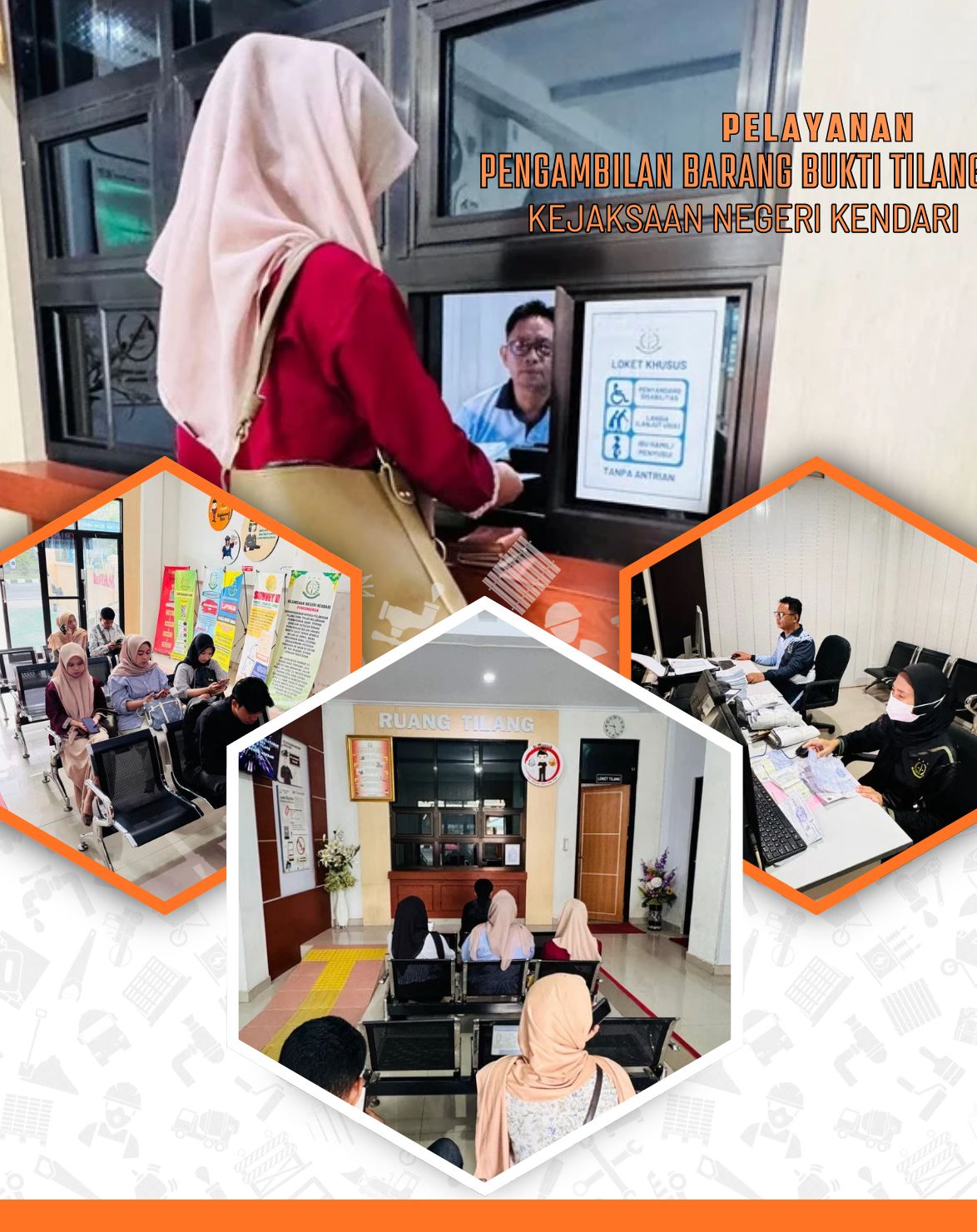 Pelayanan Pengambilan Barang Bukti Tilang di Kejaksaan Negeri Kendari