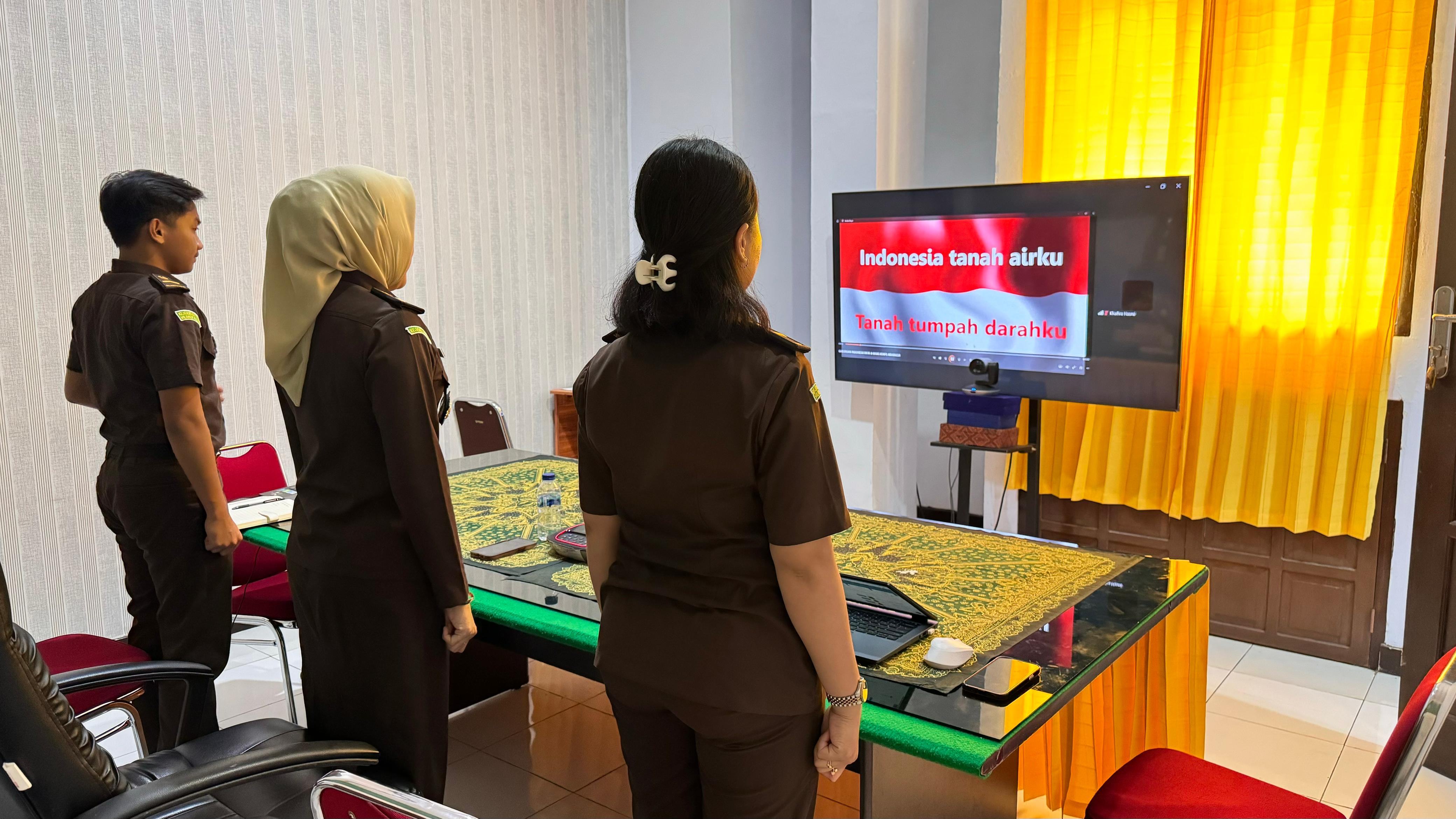 Kasubagbin Kejari Kepulauan Selayar bersama Staf Pembinaan mengikuti Rencana Kebutuhan Barang Milik Negara RKBMN) Kejaksaan RI Tahun Anggaran 2027