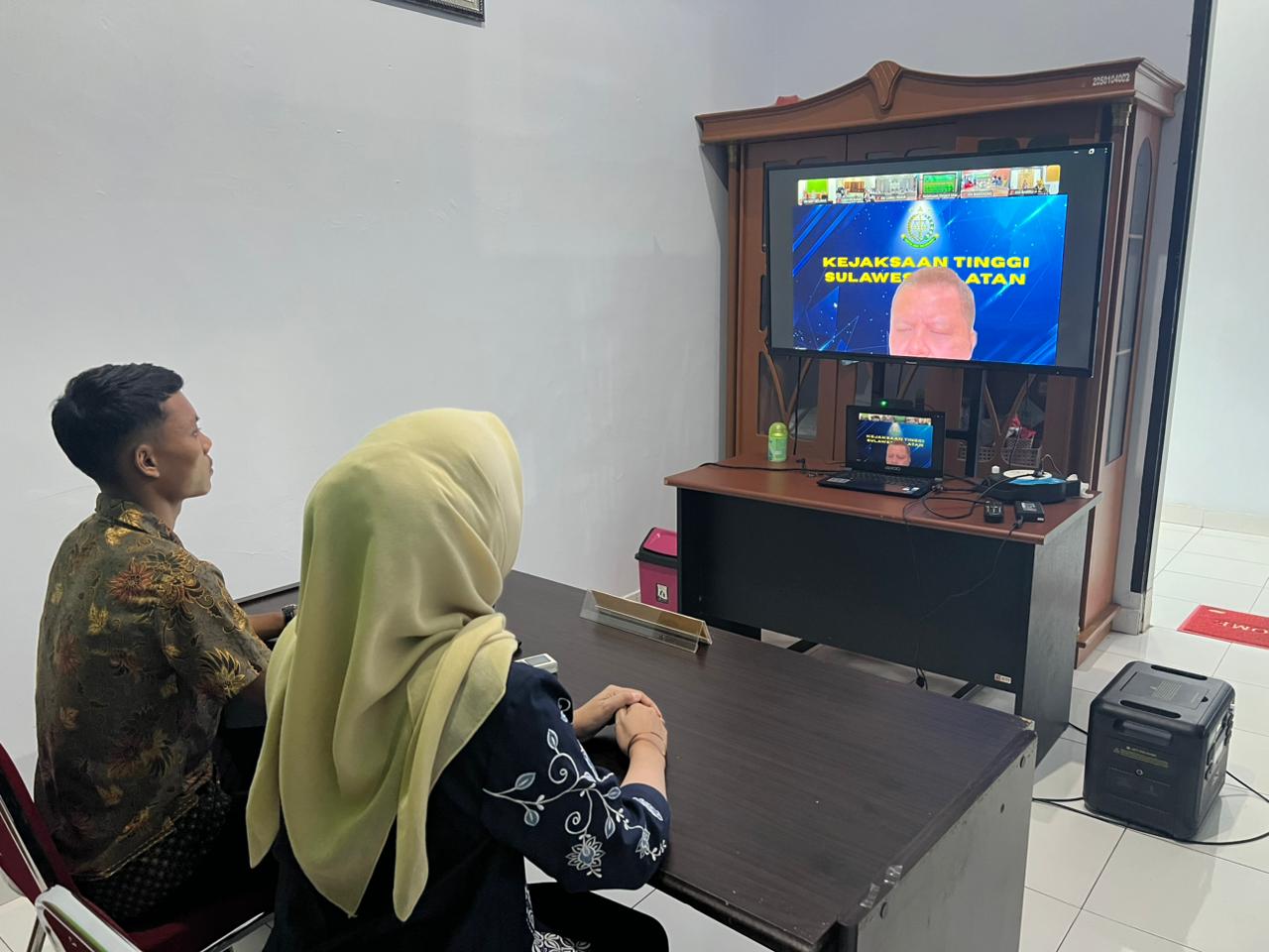 Kasubagbin bersama Staf Pengelola Keuangan Kejari Kepulauan Selayar Mengikuti Giat Monitoring dan Evaluasi Realisasi Anggaran Tahun 2025