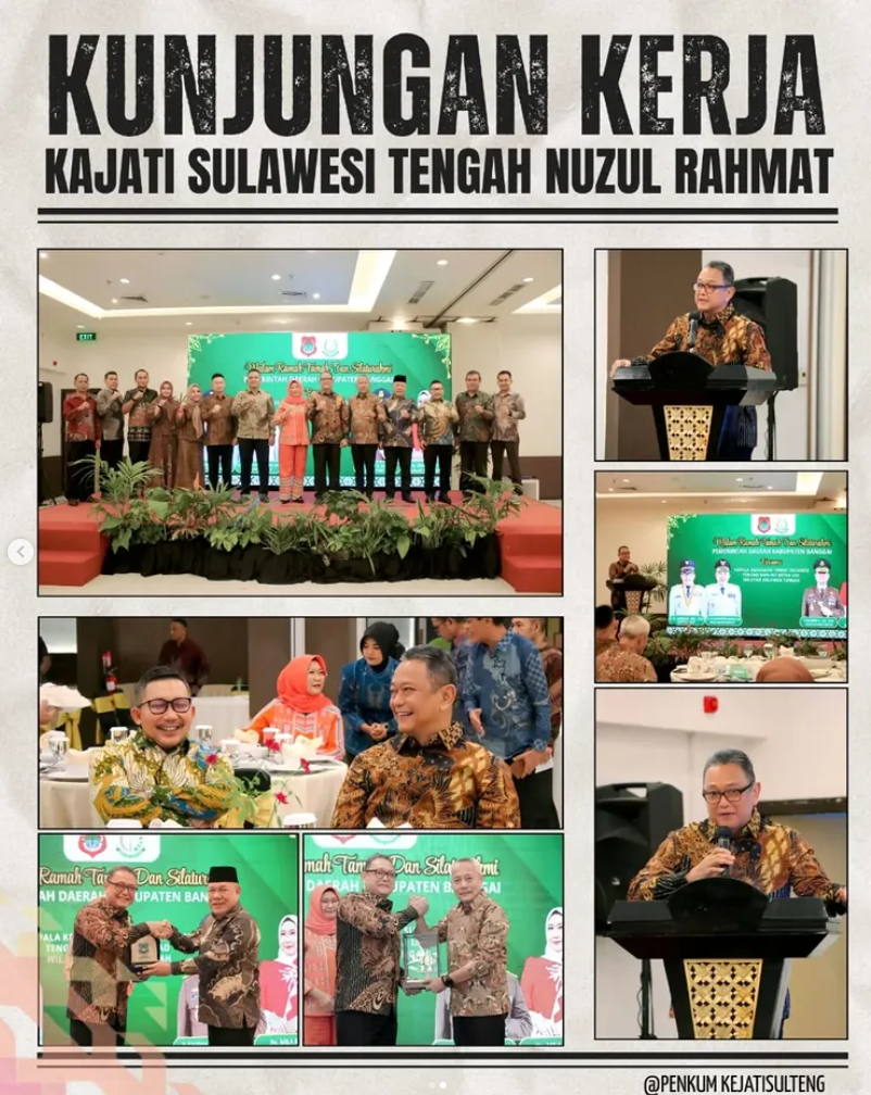 KAJATI SULTENG PERKUAT SINERGITAS PENEGAKAN HUKUM BERSAMA PEMERINTAH DAERAH DI WILAYAH BANGGAI BERSAUDARA