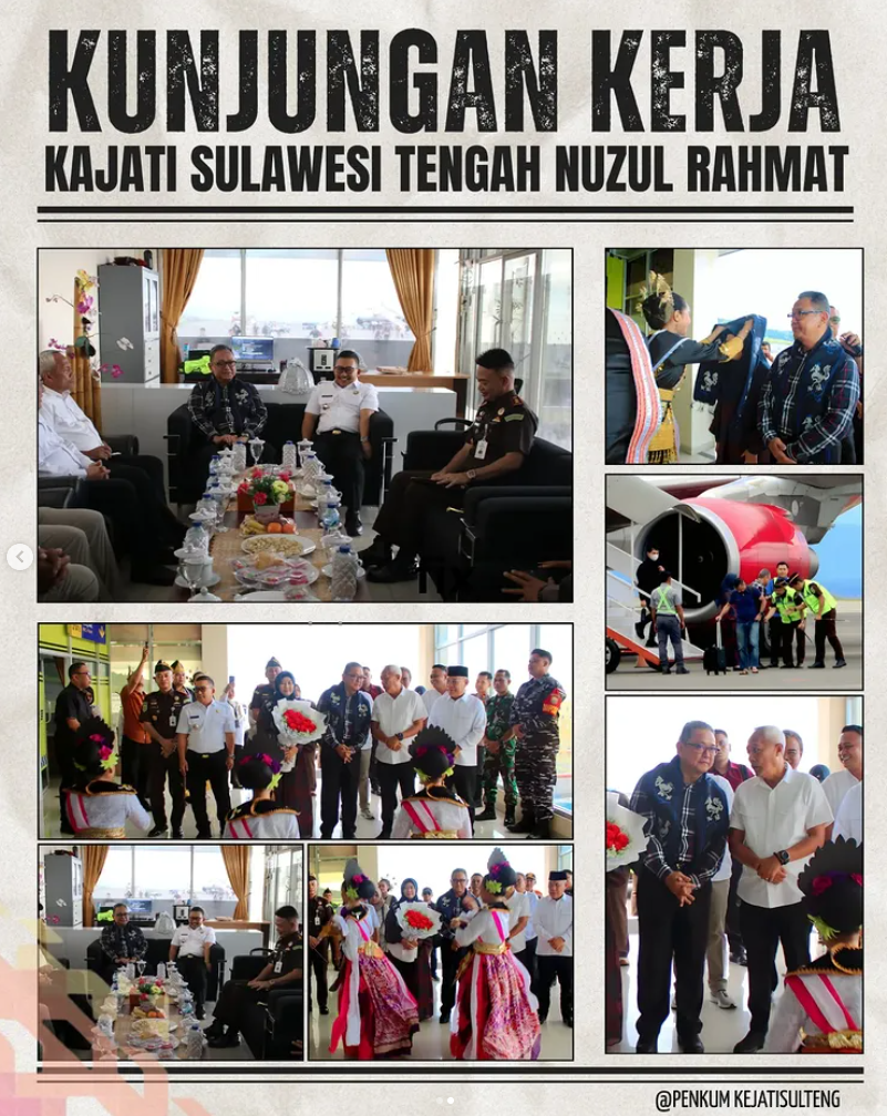 SINERGI DAN KOMITMEN PENEGAKAN HUKUM KAJATI SULTENG TIBA DI KABUPATEN BANGGAI DISAMBUT HANGAT FORKOPIMDA