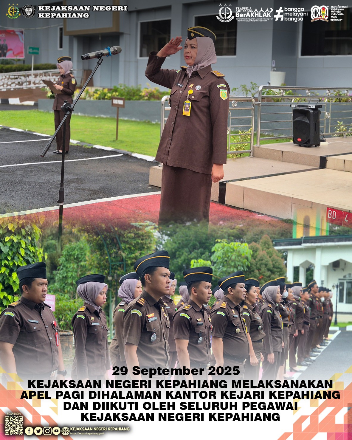 APEL PAGI KEJAKSAAN NEGERI KEPAHIANG