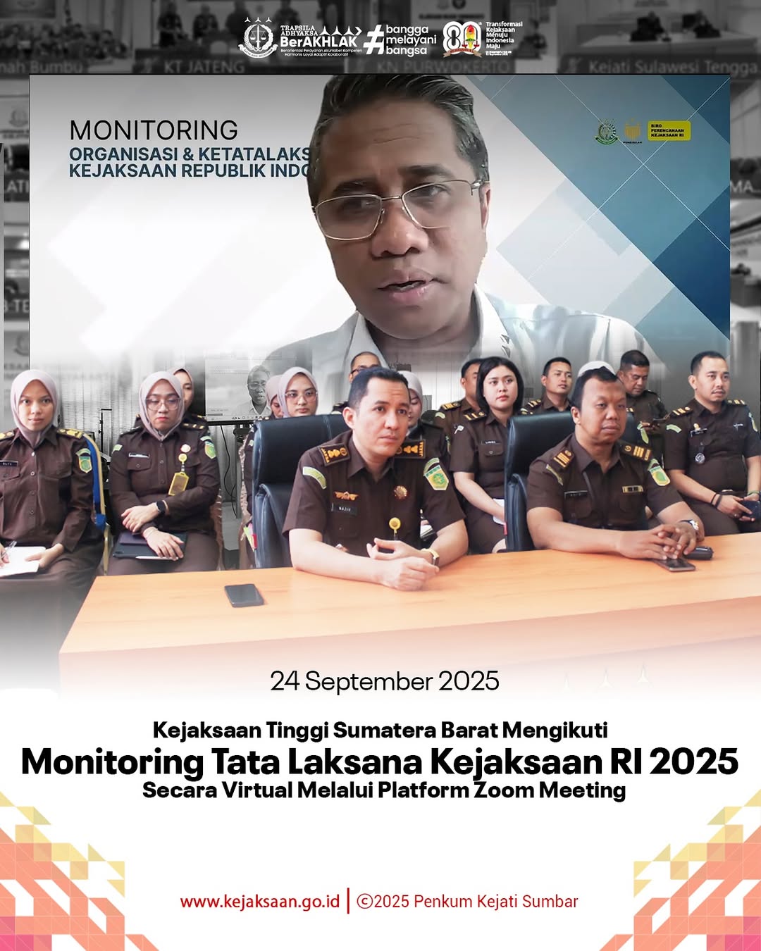 Monitoring Tata Laksana Kejaksaan RI Republik Indonesia 2025
