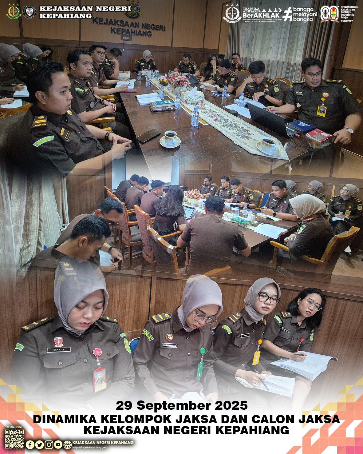 DINAMIKA KELOMPOK JAKSA DAN CALON JAKSA KEJARI KEPAHIANG