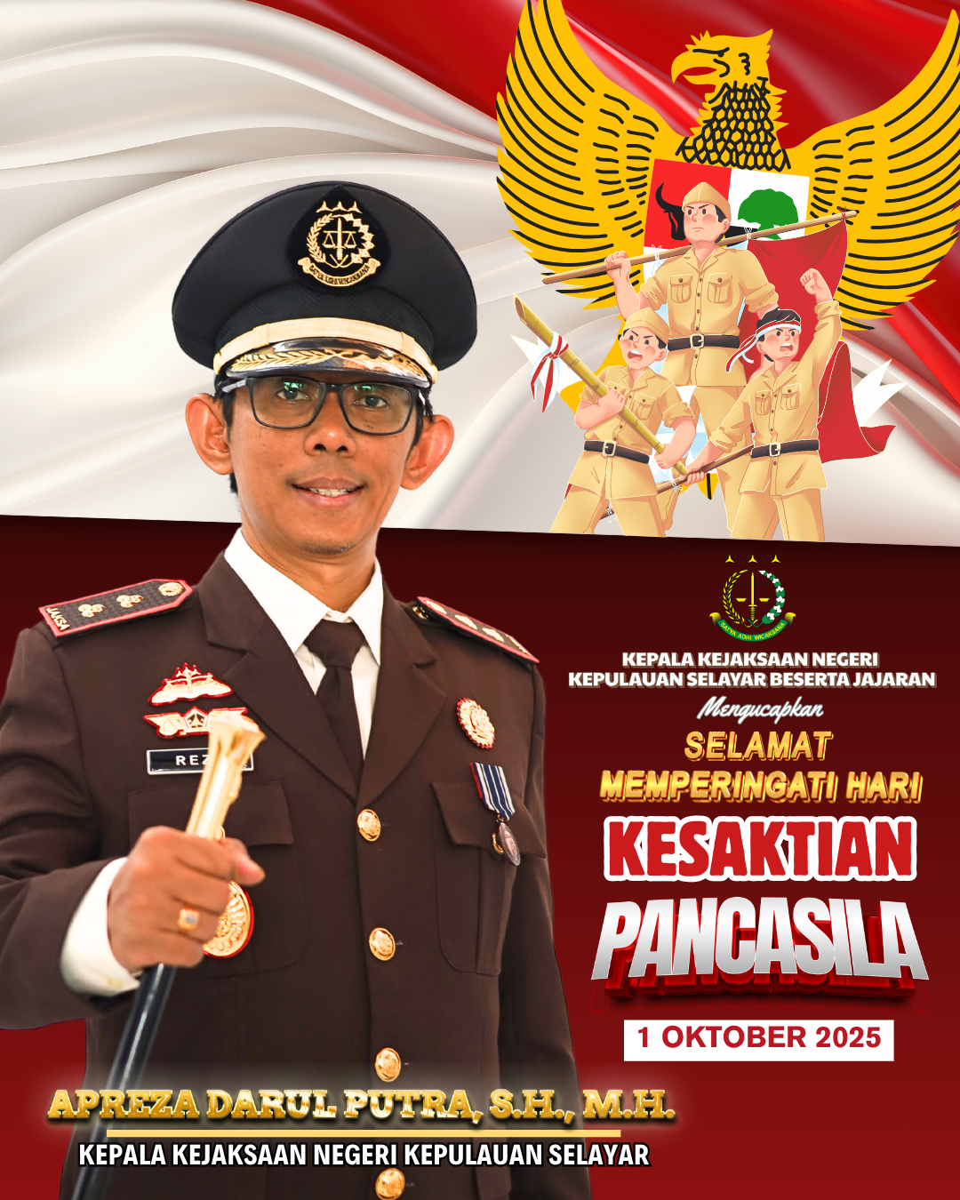 Selamat Memperingati Hari Kesaktian Pancasila 2025