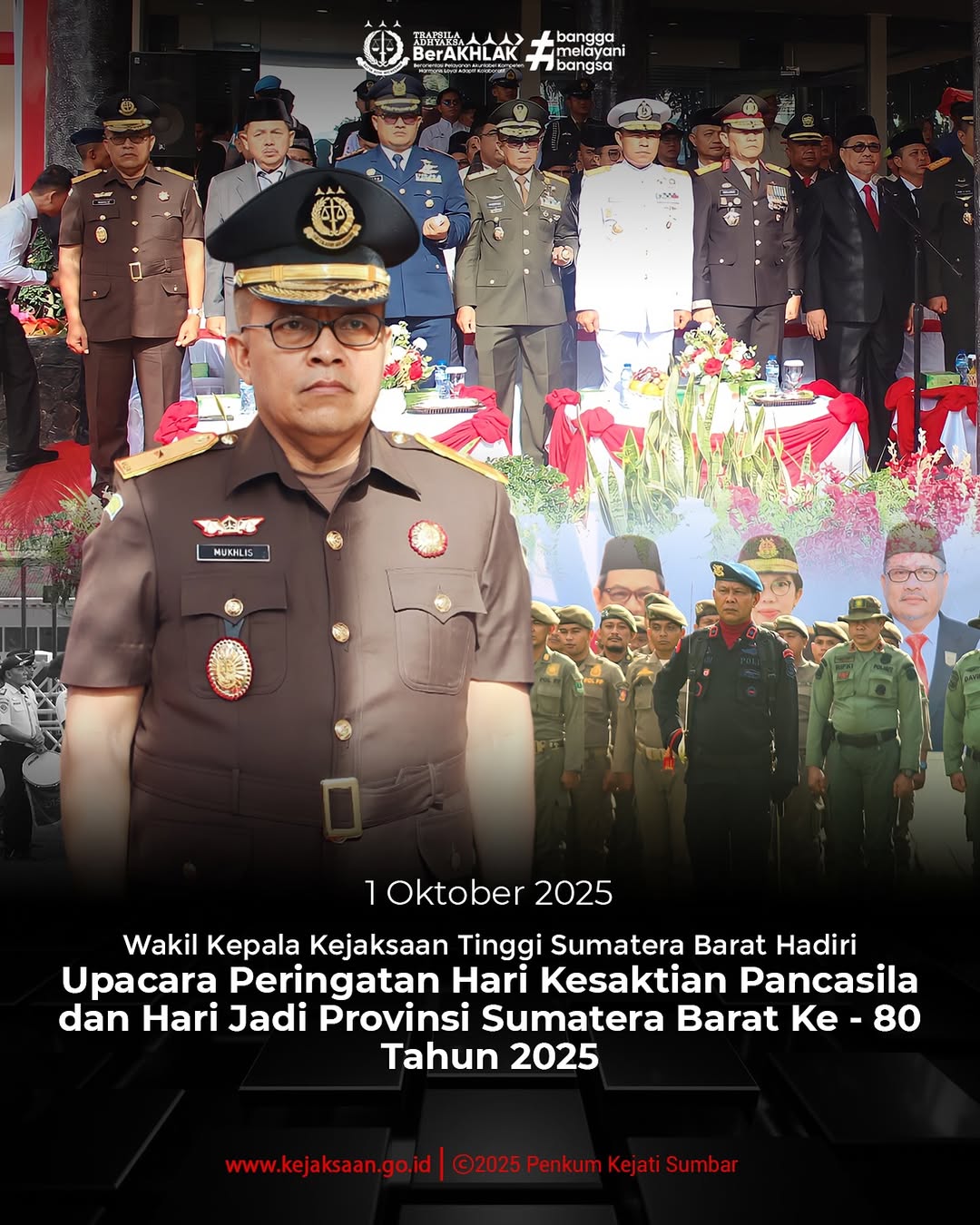 Peringatan Hari Kesaktian Pancasila dan Hari jadi Provinsi Sumatera Barat Ke - 80 tahun 2025