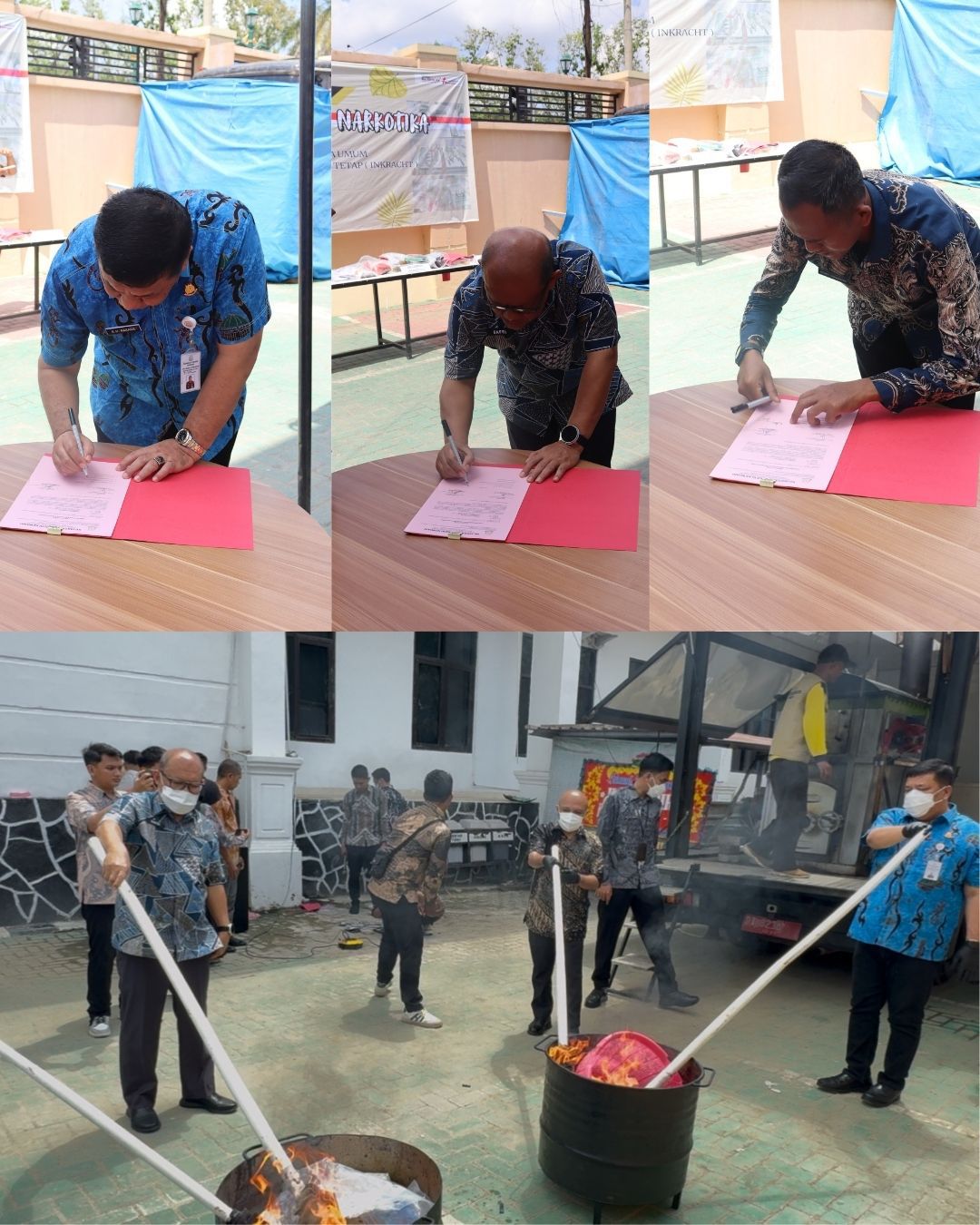 Pemusnahan Barang Bukti Yang Telah Berkekuatan Hukum Tetap Inkracht) Kejari Kendari