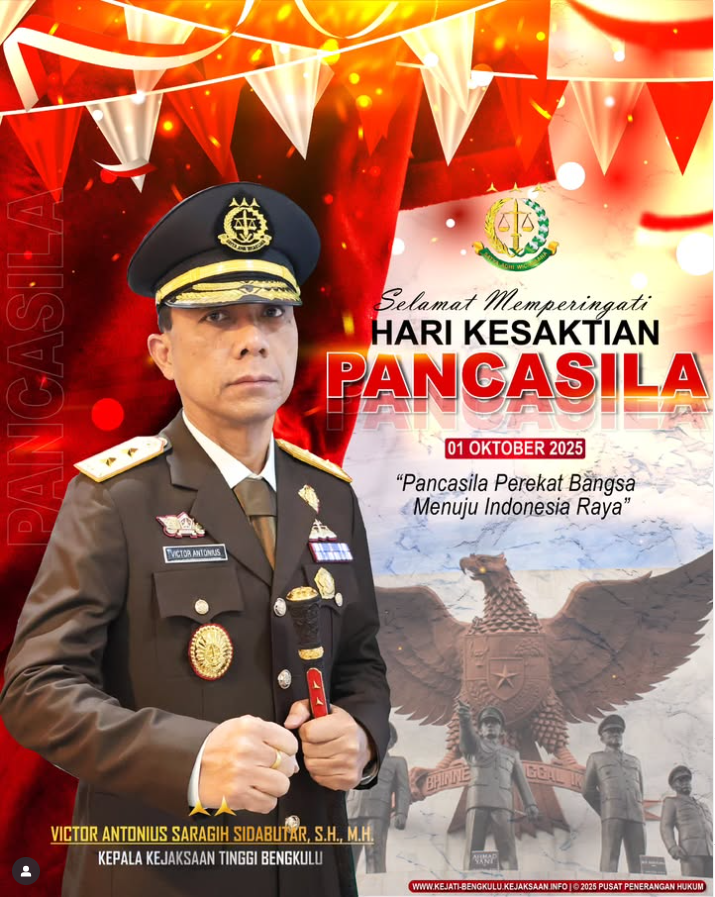 Selamat Memperingati Hari Kesaktian Pancasila 01 Oktober 2025