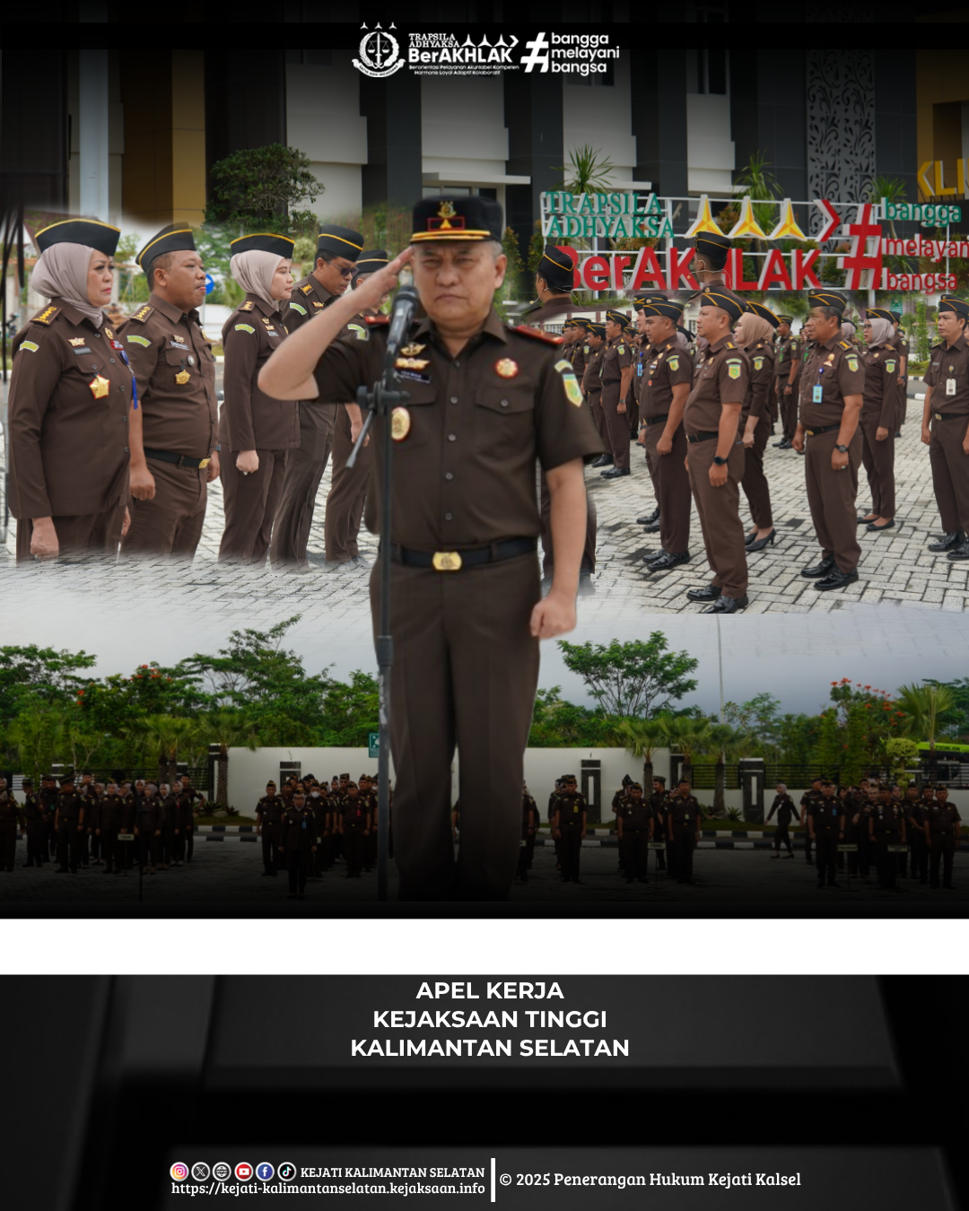 Apel Senin Pagi Kejaksaan Tinggi Kalimantan Selatan
