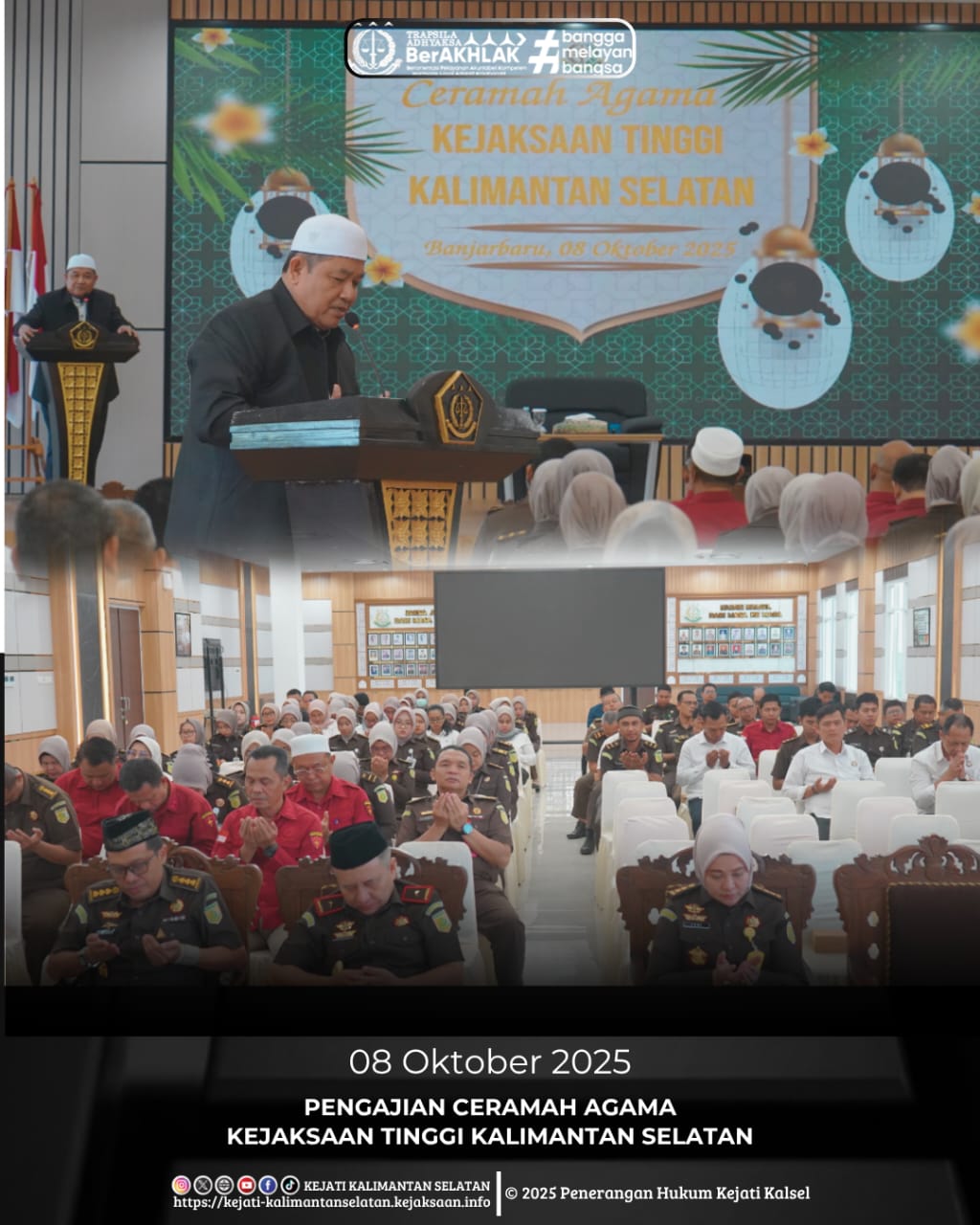 Pengajian Ceramah Agama Kejaksaan Tinggi Kalimantan Selatan