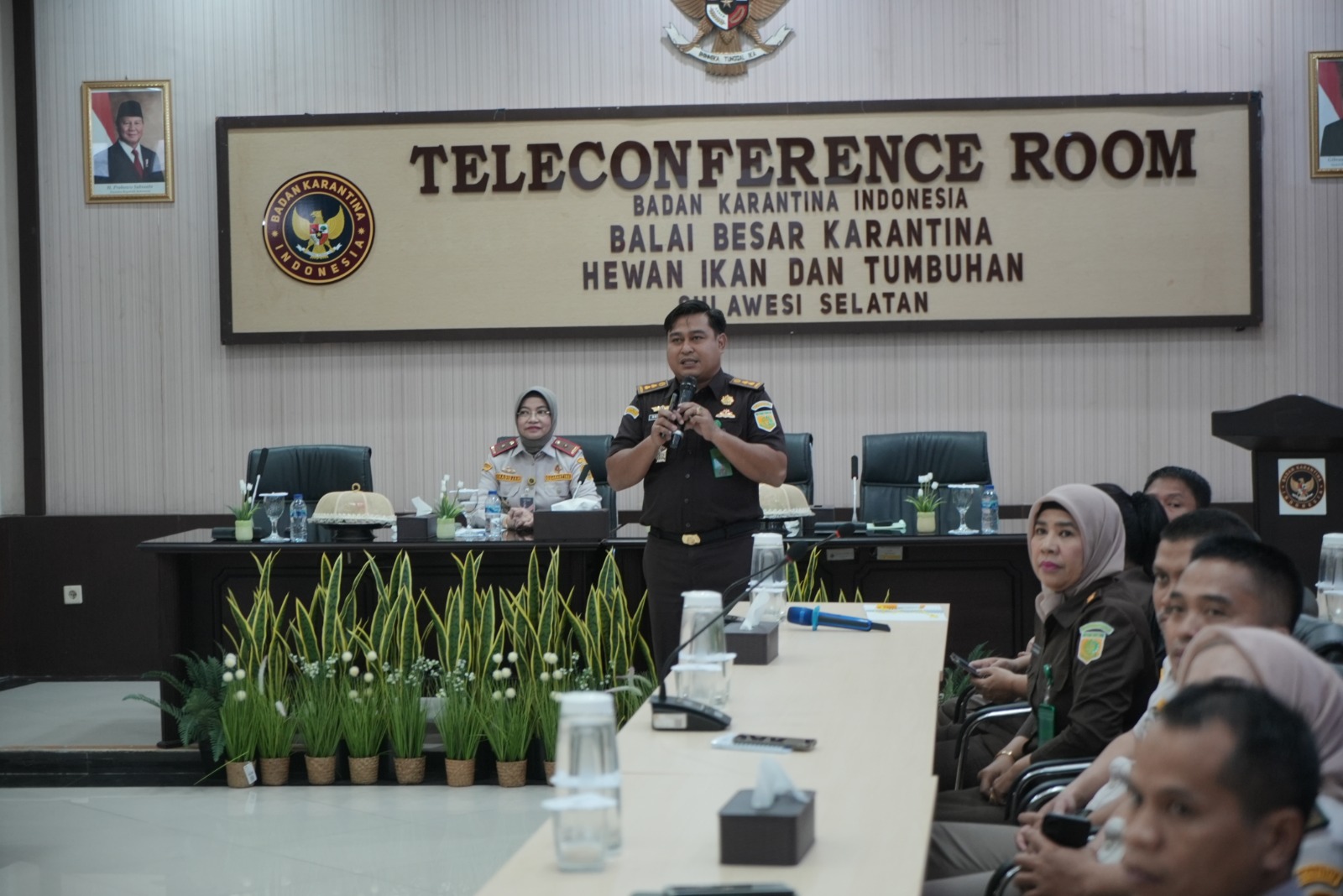 Perkuat Integritas Layanan Karantina Kejati Sulsel Gelar Penerangan Hukum di BBKHIT Sulawesi Selatan