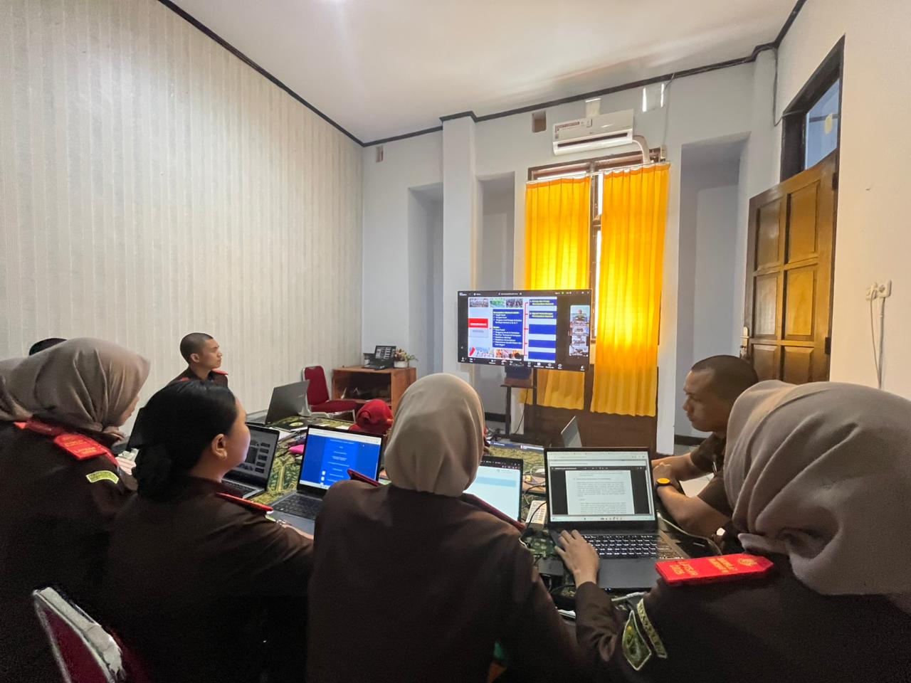 Hari Kesembilan Pelaksanaan Latsar CPNS Golongan III Kejaksaan Negeri Kepulauan Selayar
