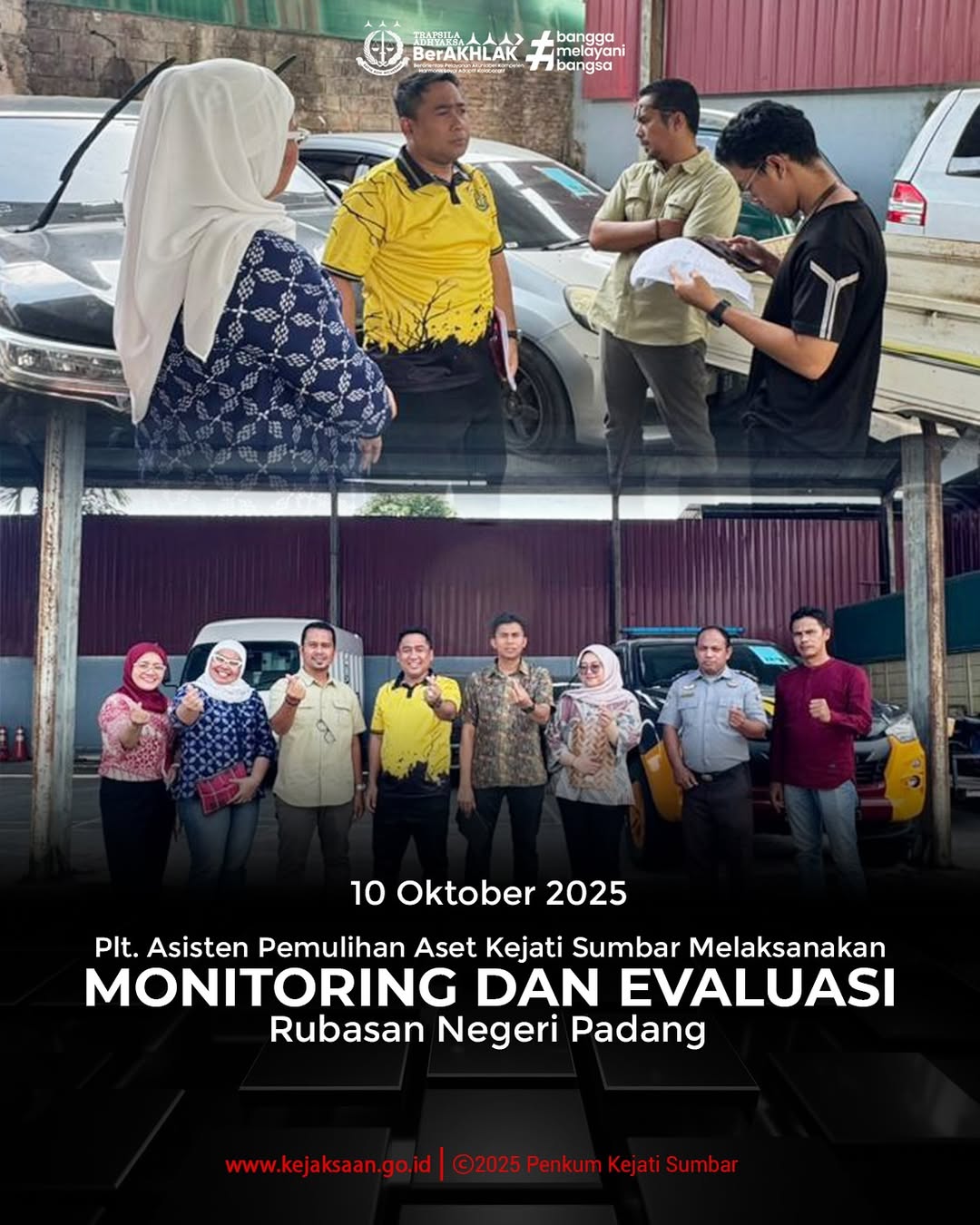 Monitoring dan Evaluasi di Rubasan Padang