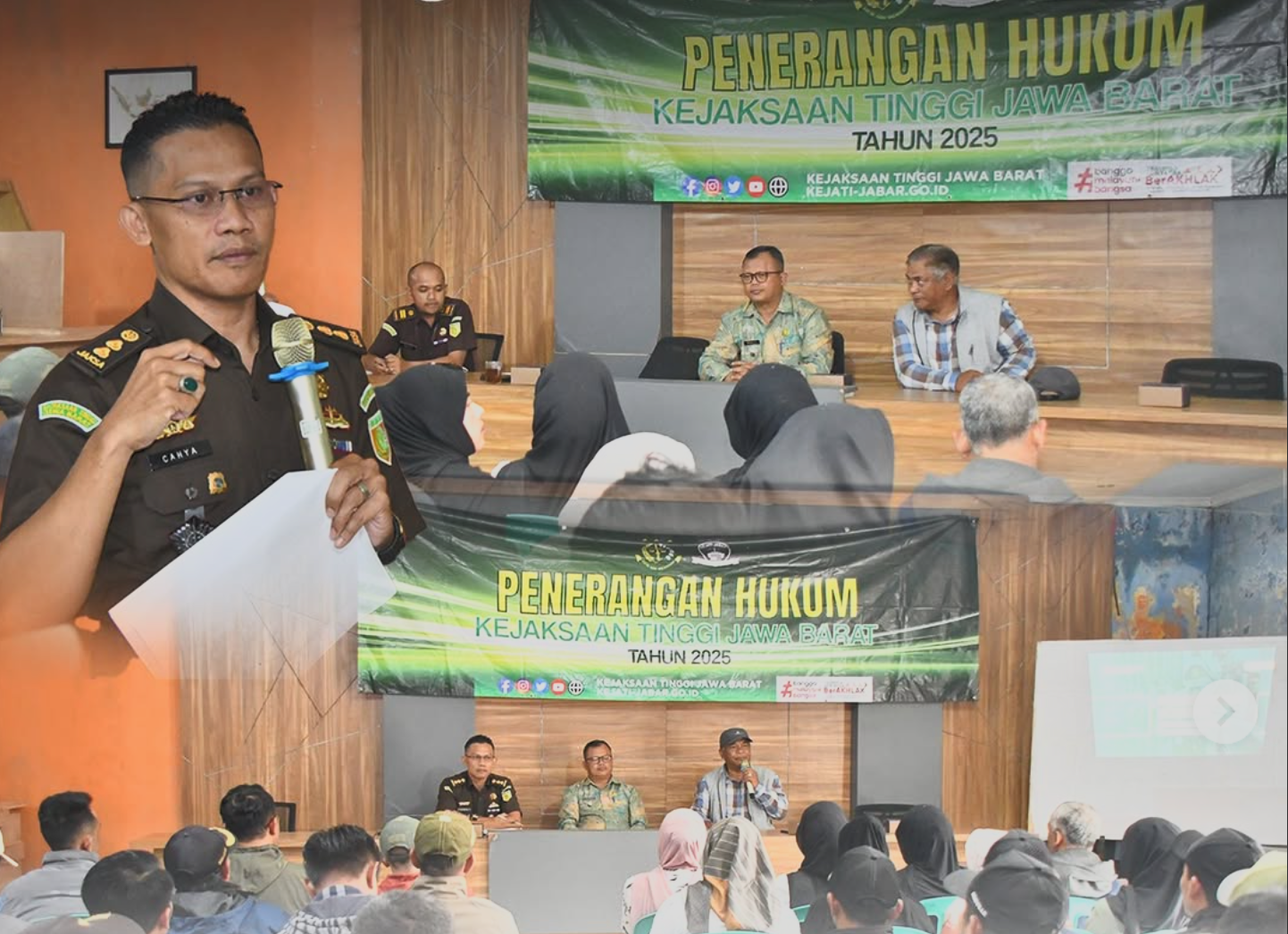 Penerangan Hukum bertempat di Desa Patengan Kecamatan Rancabali Kabupaten Bandung