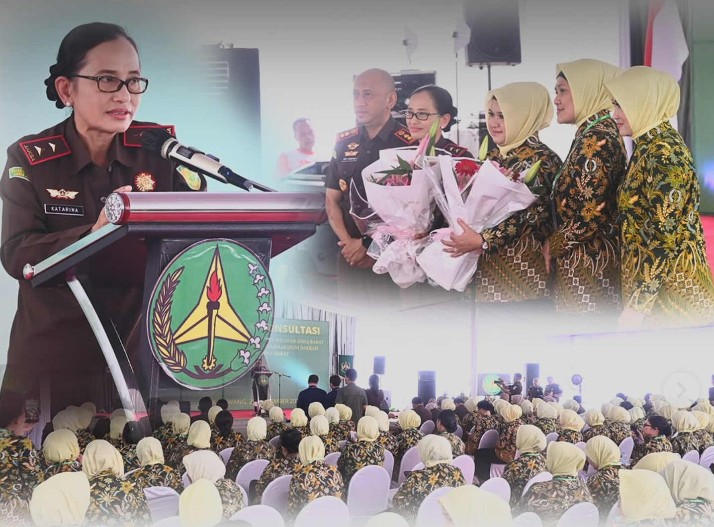 Pertemuan Konsultasi Ikatan Adhyaksa Dharmakarini IAD) wilayah Jawa Barat dengan IAD wilayah se-Jawa Barat