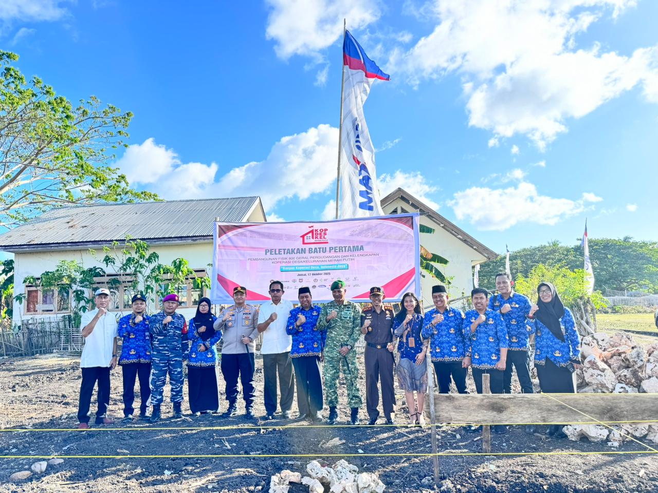 Kajari Kepulauan Selayar Hadiri Kegiatan Ground Breaking Koperasi Desa Kelurahan Merah Putih Oleh Presiden RI Melalui Virtual