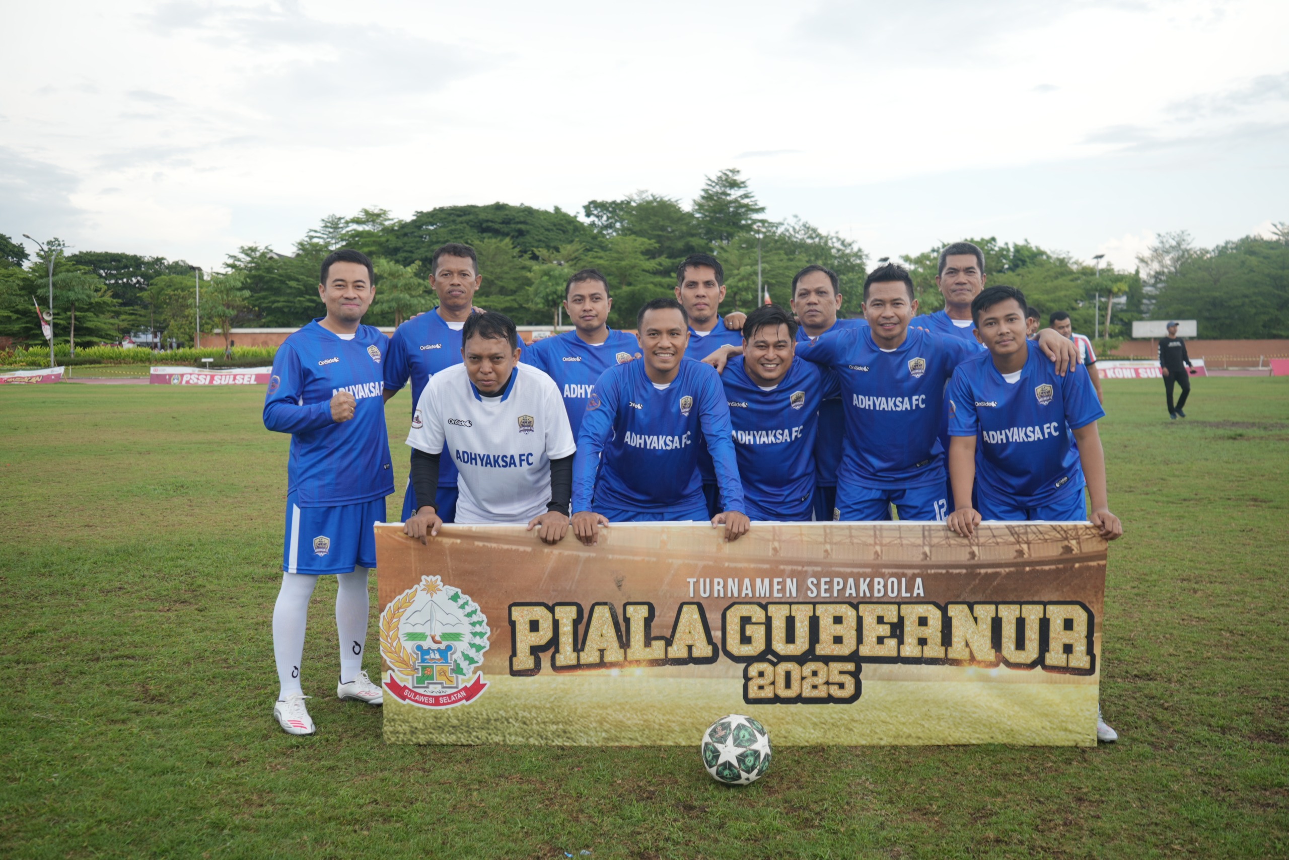 Kejati Sulsel Raih Kemenangan Perdana di Piala Gubernur 2025 Tundukkan DPRD Sulsel 1-0