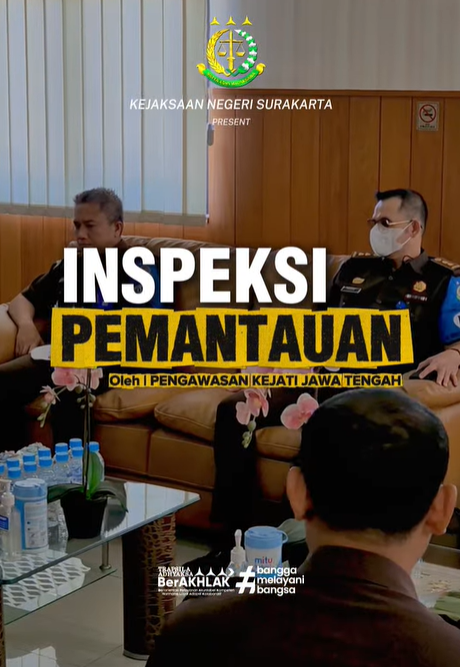 Inspeksi Pemantauan oleh Pengawasan Kejaksaan Tinggi Jawa Tengah
