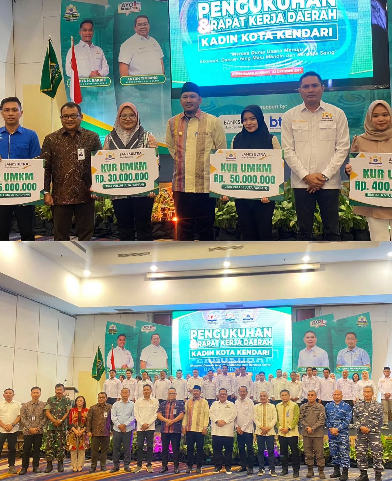 Kasi Intelijen Kendari Hadiri Pengukuhan KADIN Kota Kendari 2025